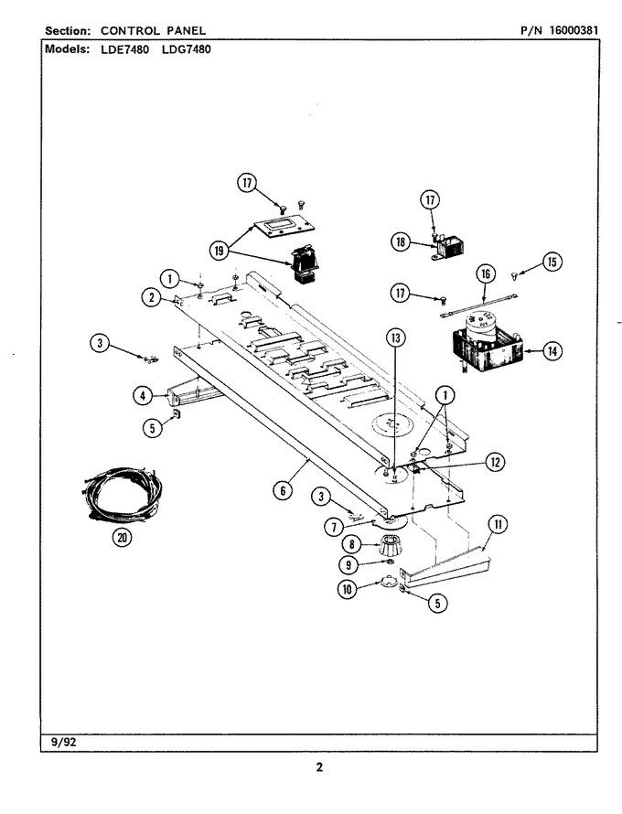 Diagram for LDG7480AAL