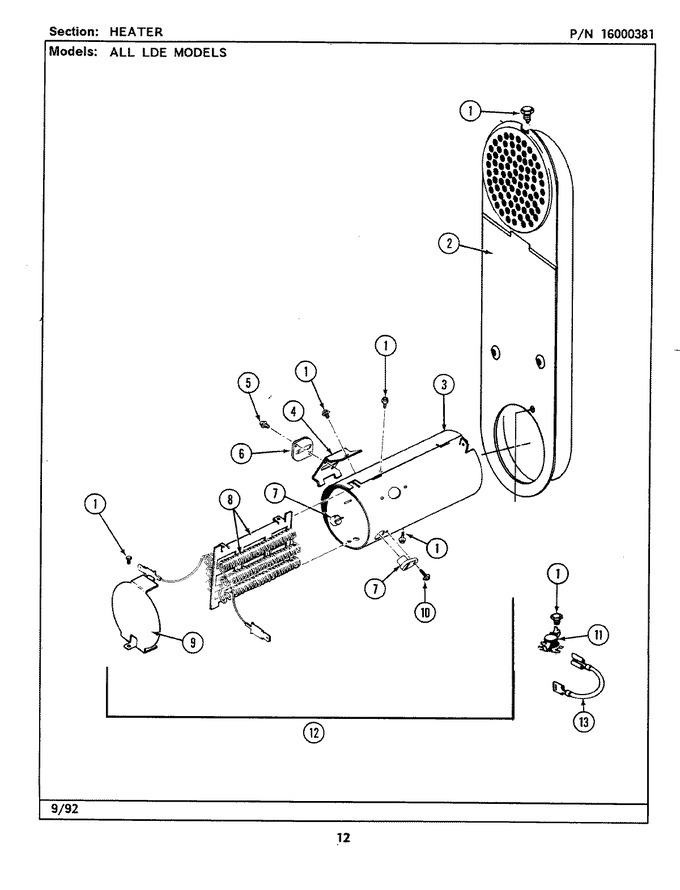 Diagram for LDG9701ABL