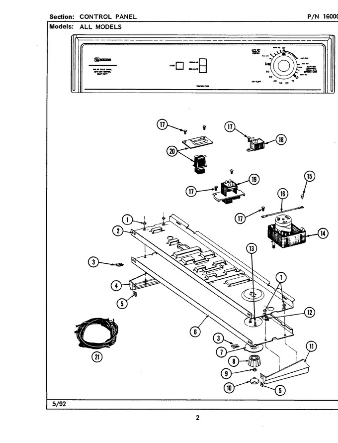 Diagram for LDG7500ABE