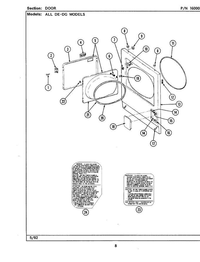 Diagram for LDE7500ADE