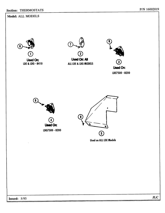 Diagram for LDE7500ADW