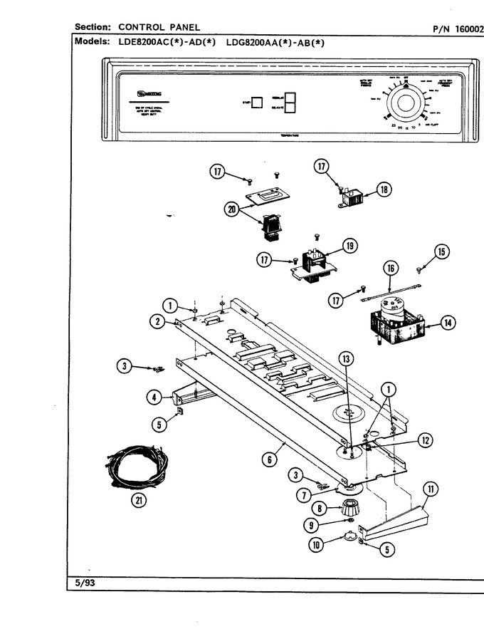 Diagram for LDG8200AAW
