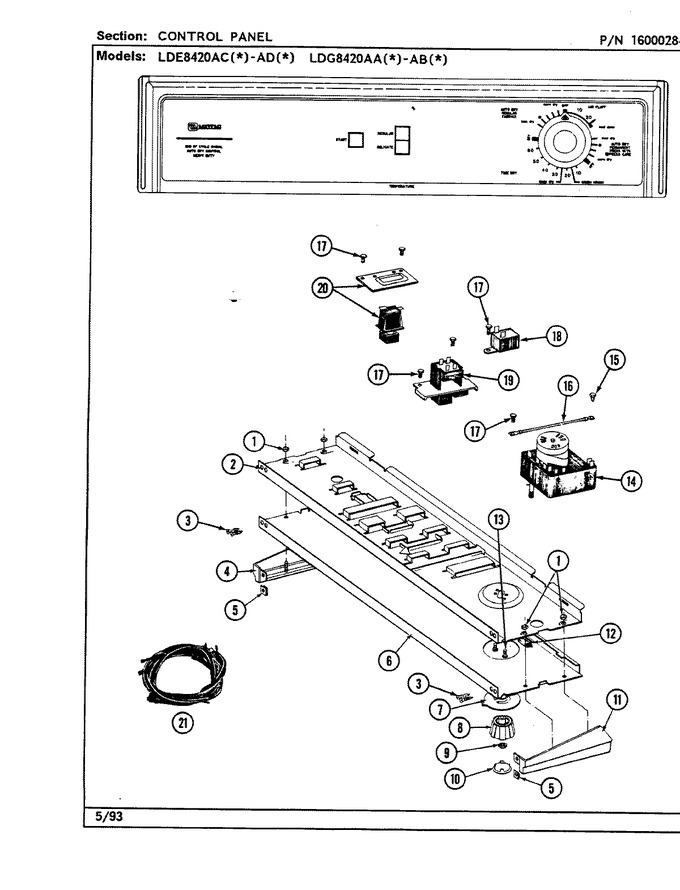 Diagram for LDE8420ACW