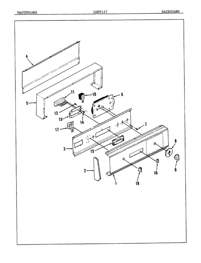 Diagram for LDE9127W