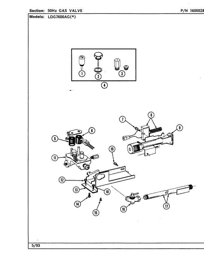 Diagram for LDG7600AGW