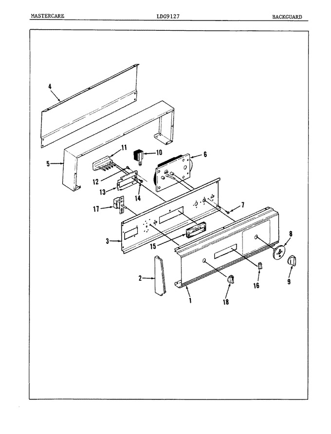 Diagram for LDG9127W