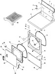 Diagram for 03 - Door And Front, Access, And Top Panels