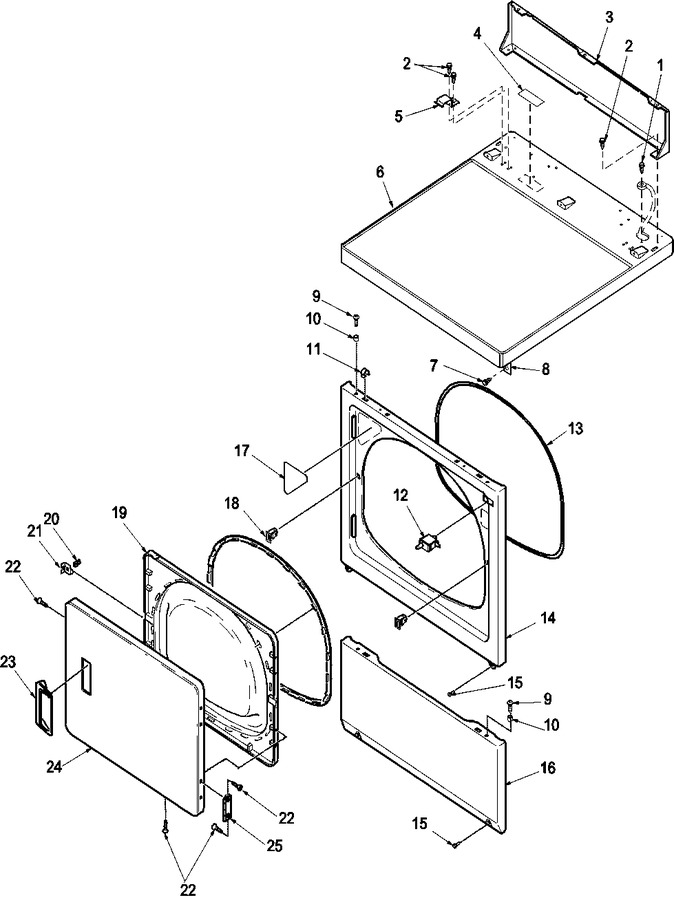 Diagram for LES34AW (BOM: PLES34AW)