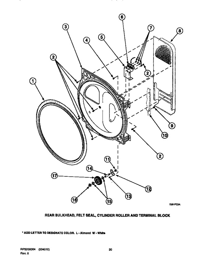 Diagram for LES19AW (BOM: PLES19AW)