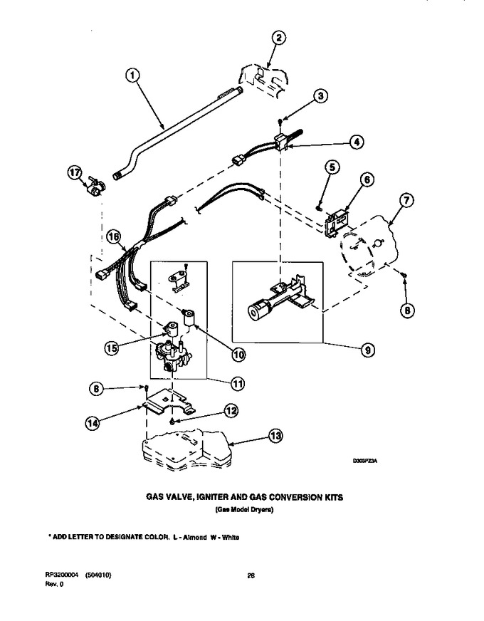 Diagram for LES19AW (BOM: PLES19AW)