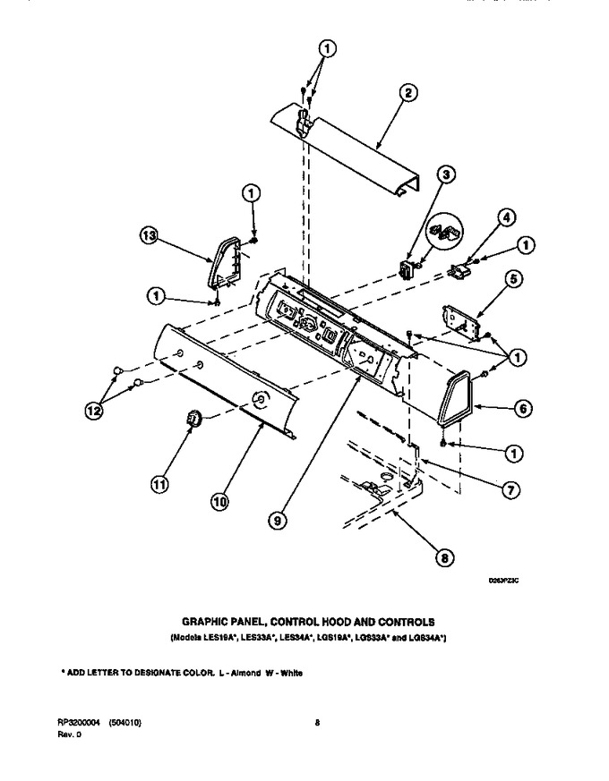 Diagram for LES33AW (BOM: PLES33AW)