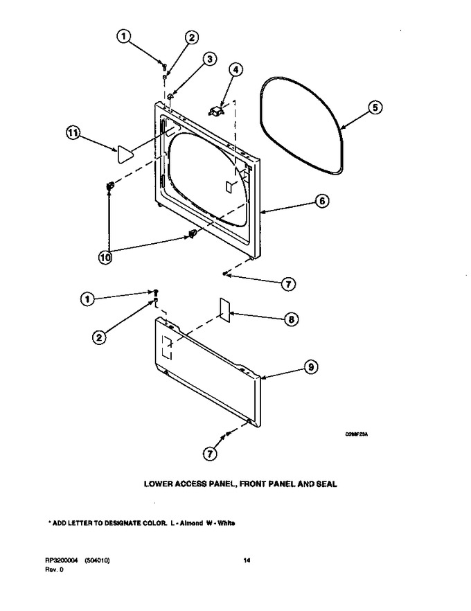 Diagram for LES19AW (BOM: PLES19AW)