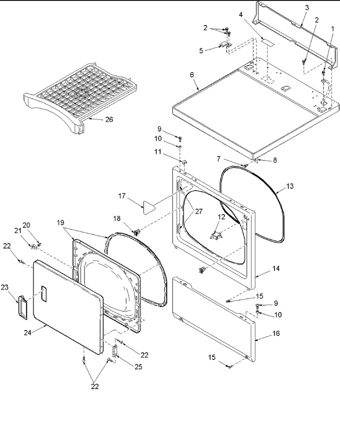 Diagram for LGD57AW (BOM: PLGD57AW)