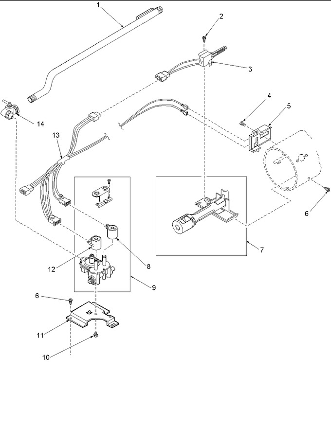 Diagram for LGD57AW (BOM: PLGD57AW)