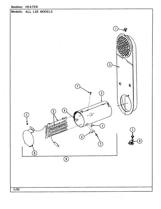 Diagram for LSE2700W-8