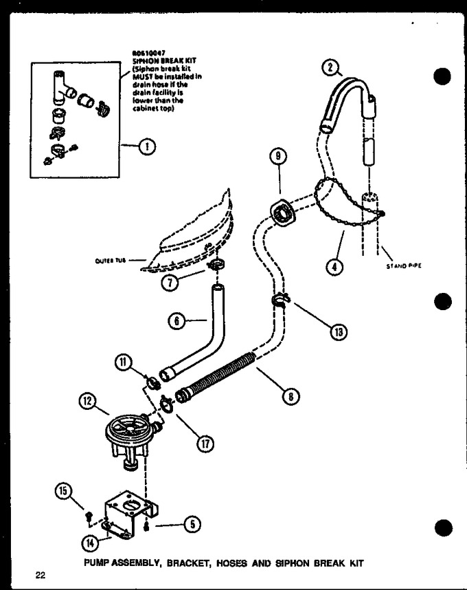 Diagram for LW3603W (BOM: P1122405W W)