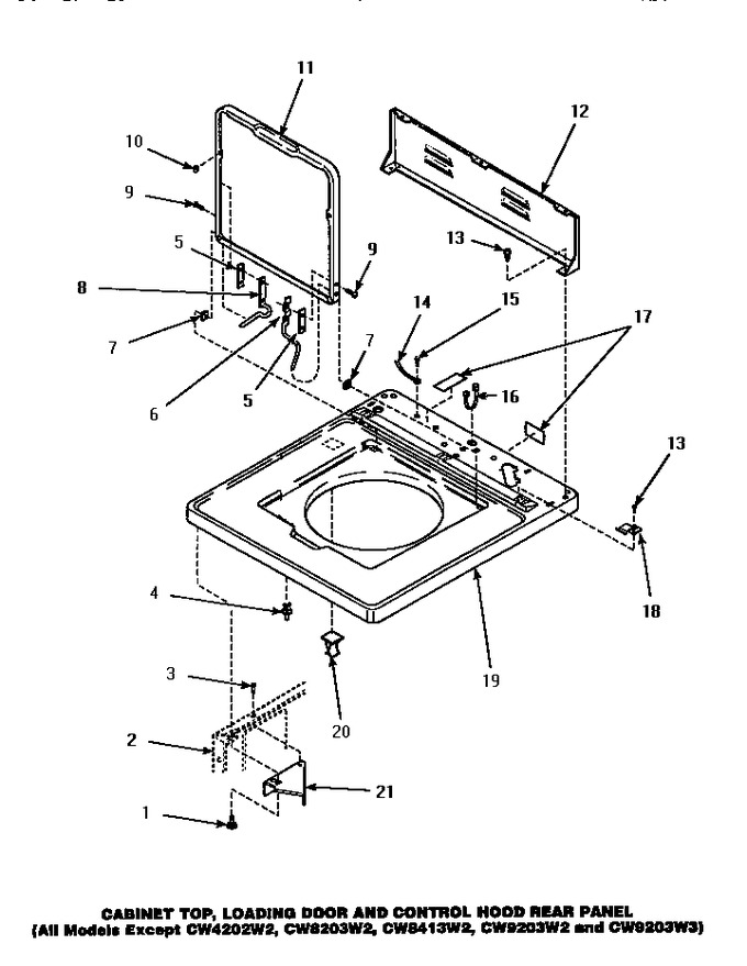 Diagram for LW6101WB (BOM: PLW6101WB A)