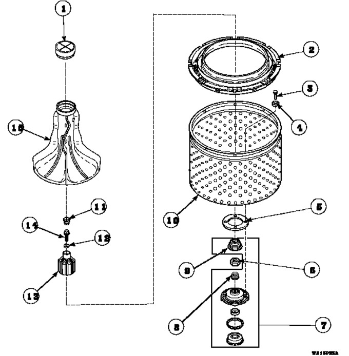 Diagram for LW8413W2B (BOM: PLW8413W2 B)