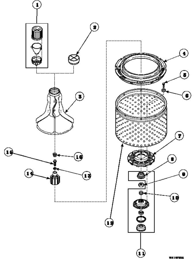 Diagram for LW8203W2B (BOM: PLW8203W2 B)
