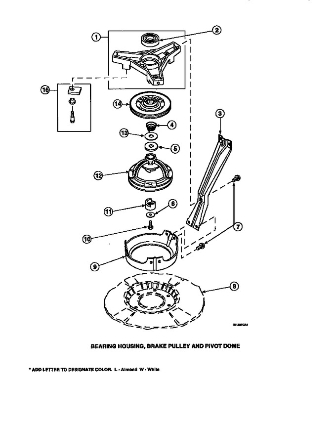 Diagram for LW8203W2B (BOM: PLW8203W2 A)