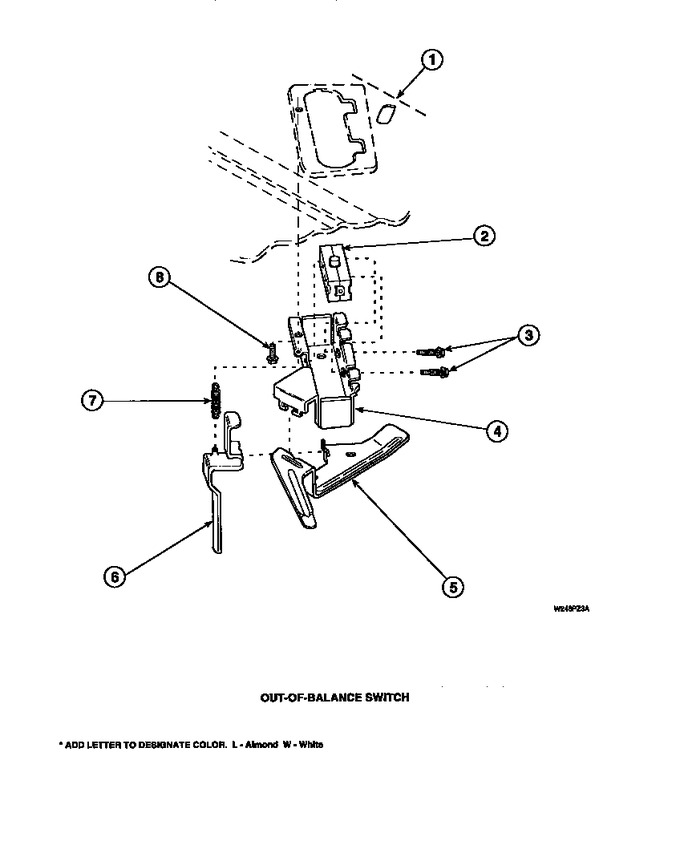 Diagram for LW8203W2 (BOM: PLW8203W2 A)