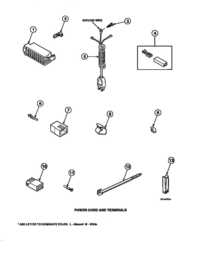 Diagram for LW8413L2 (BOM: PLW8413L2 A)