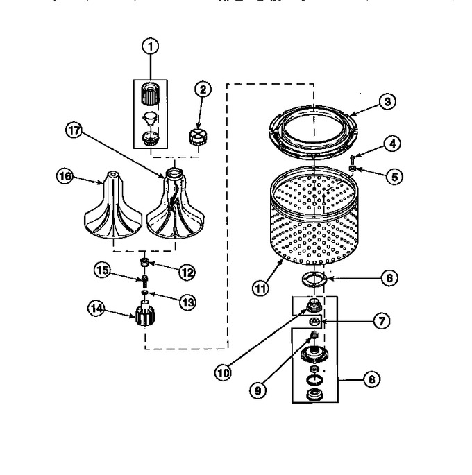 Diagram for LW8203W2 (BOM: PLW8203W2 B)