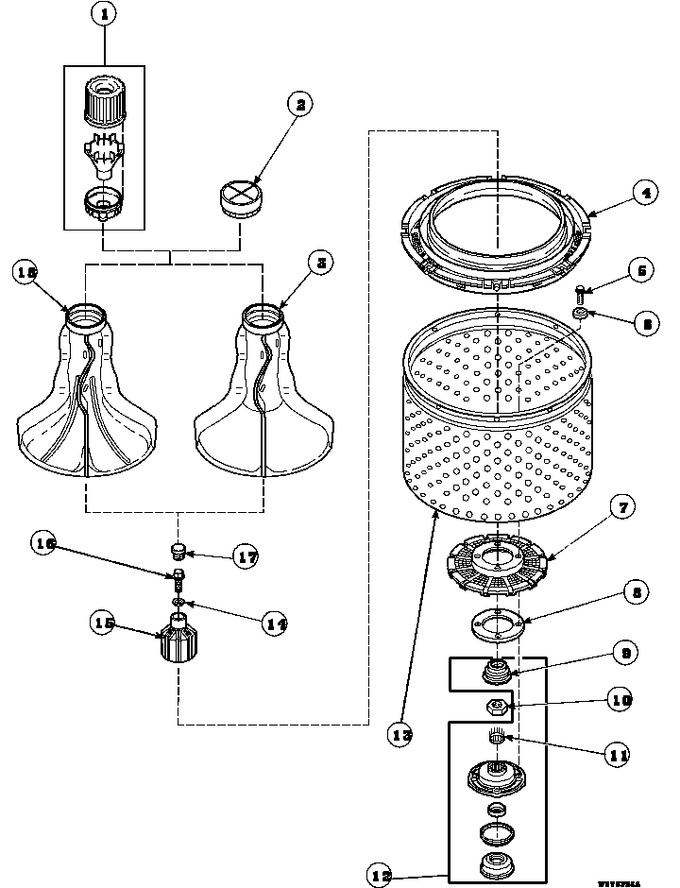 Diagram for LW8463W2 (BOM: PLW8463W2)