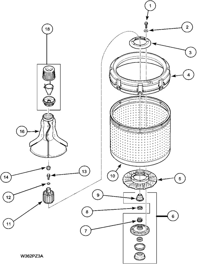 Diagram for LWA40AL2 (BOM: PLWA40AL2)