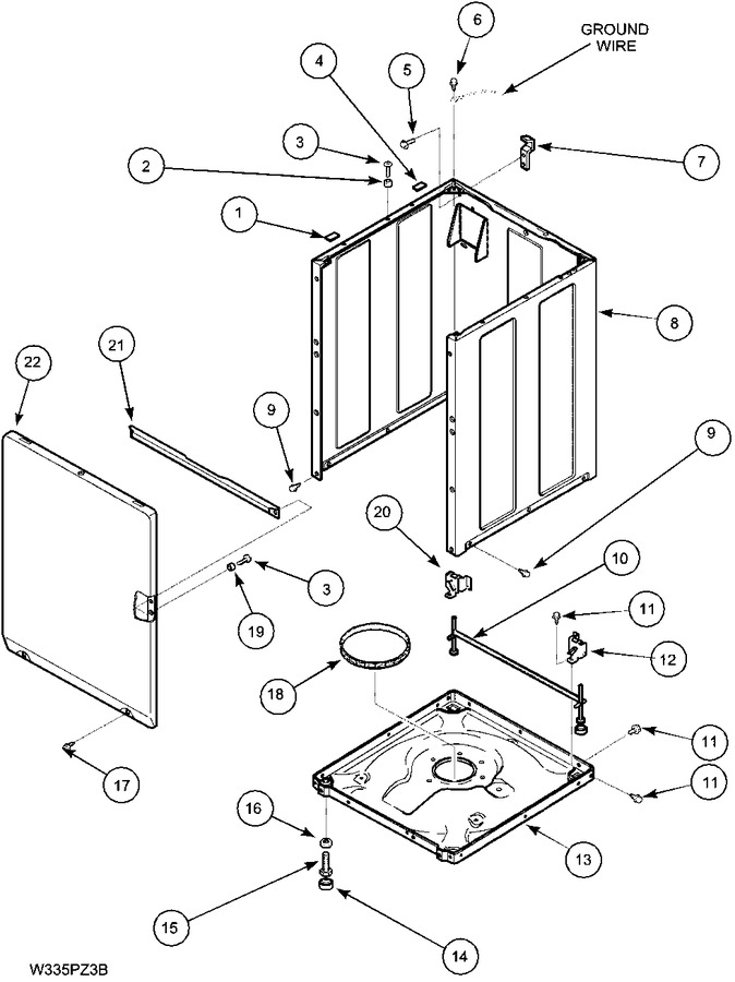 Diagram for LWA40AL2 (BOM: PLWA40AL2)
