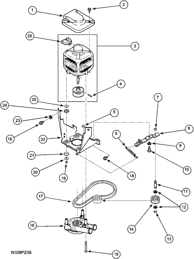 Diagram for LWA40AL2 (BOM: PLWA40AL2)