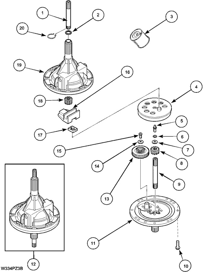Diagram for LWA40AL2 (BOM: PLWA40AL2)