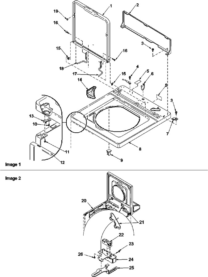 Diagram for LWA80AW (BOM: PLWA80AW)