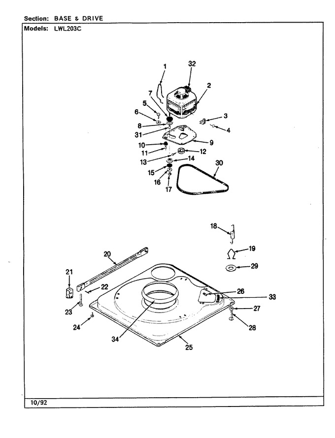 Diagram for LWL203WC