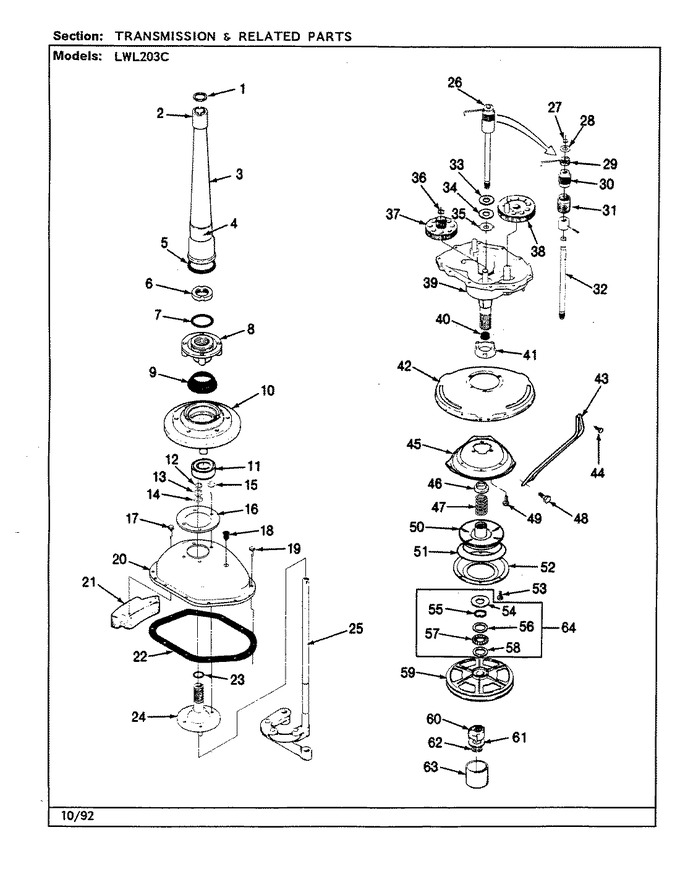Diagram for LWL203HC