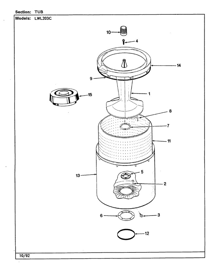 Diagram for LWL203WC