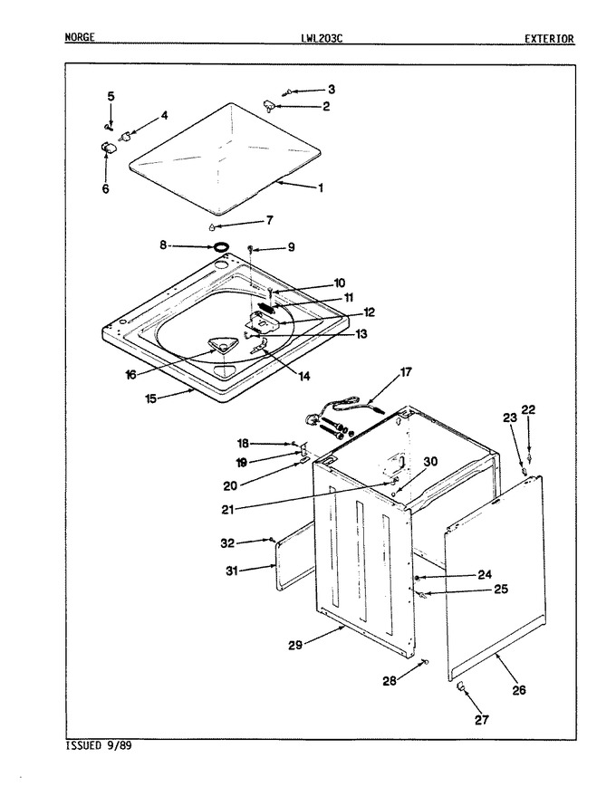 Diagram for LWL203WC
