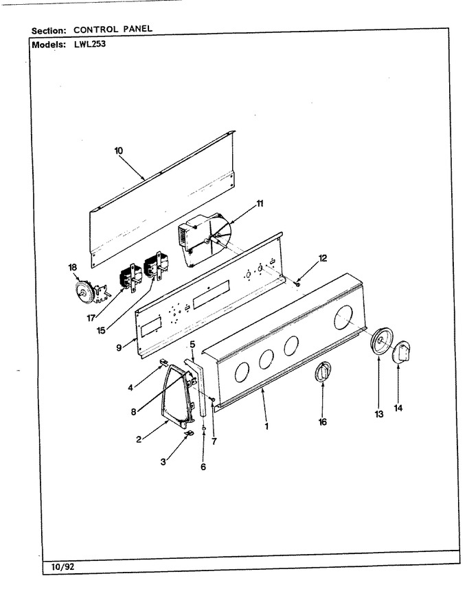 Diagram for LWL253H