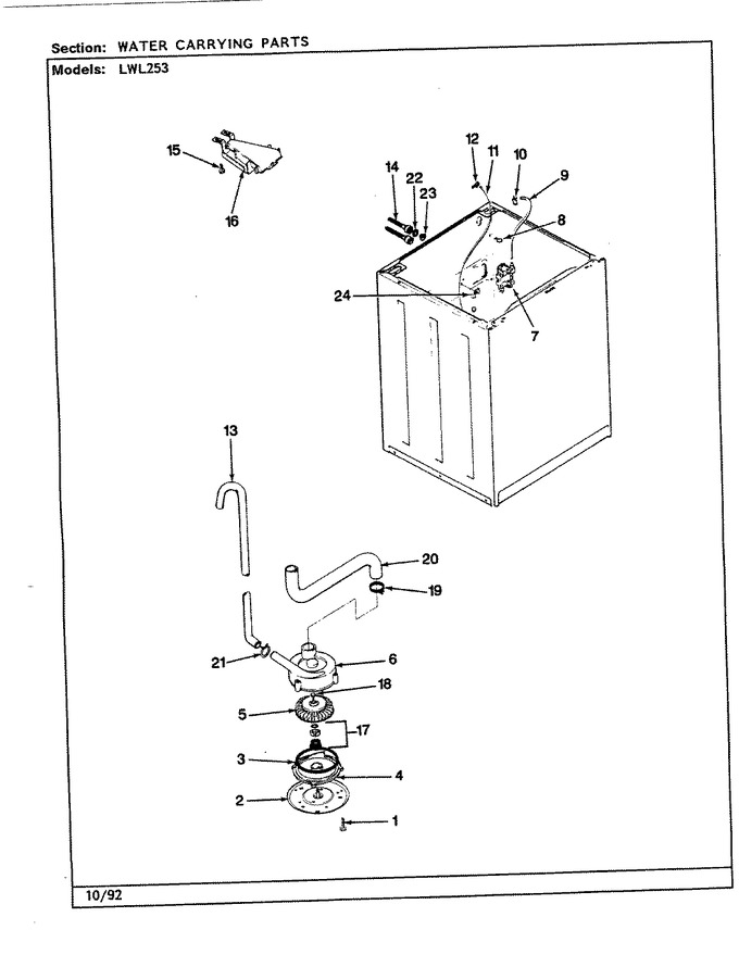 Diagram for LWL253W