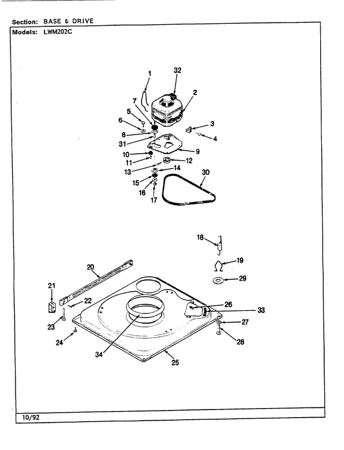 Diagram for LWM202WC