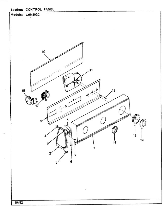 Diagram for LWM202HC