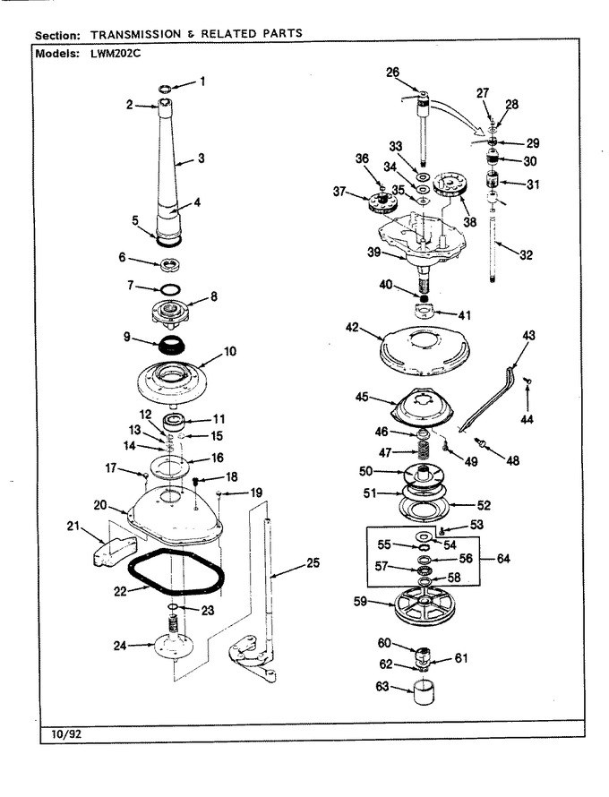 Diagram for LWM202WC