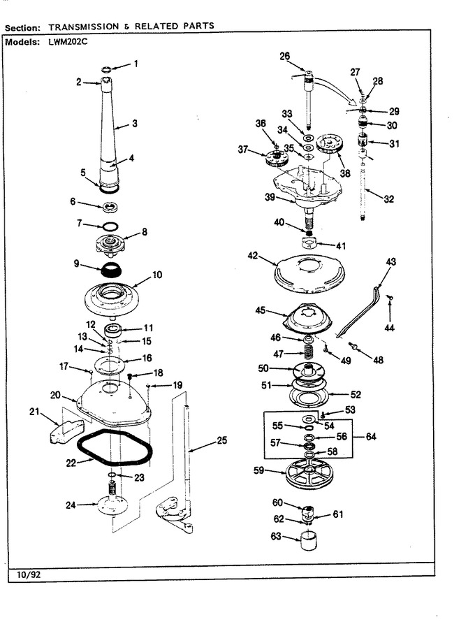 Diagram for LWM202WC