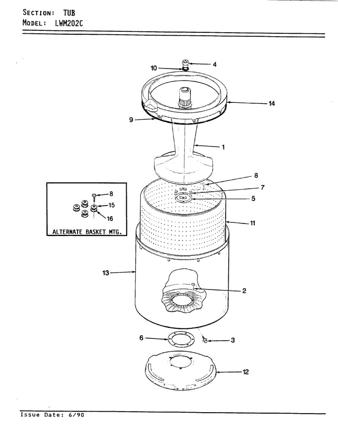 Diagram for LWM202HC