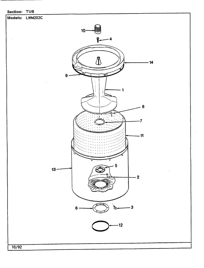 Diagram for LWM202AC