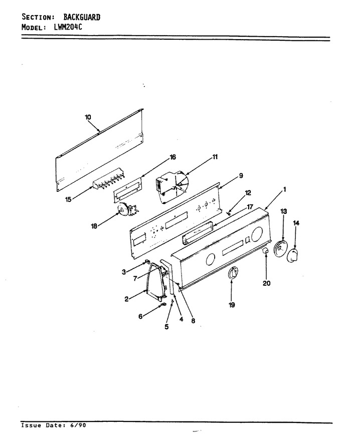 Diagram for LWM204W