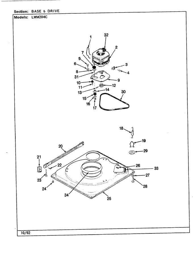 Diagram for LWM204WC