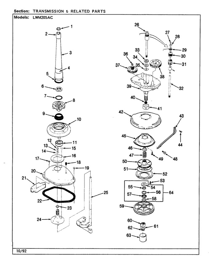 Diagram for LWM205AC