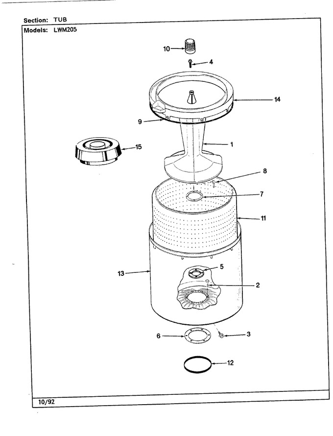 Diagram for LWM205W