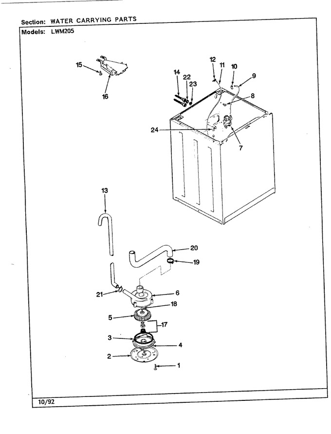 Diagram for LWM205W